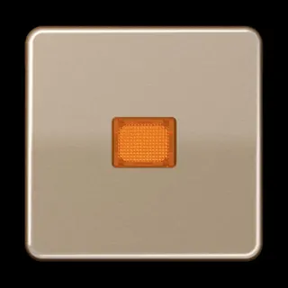 Jung Wippe 1fach mit Kalotte, Aluminium eloxiert, Serie CD, gold-bronze CD590KOGB