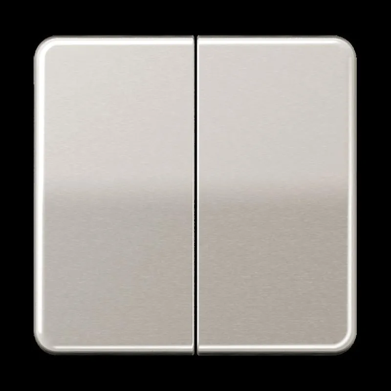 Jung Wippe 2fach, Aluminium eloxiert, Serie CD, platin CD595PT