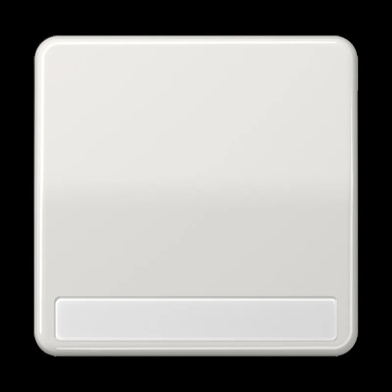 Jung Wippe 1fach, mit Schriftfeld, Duroplast, Serie CD, lichtgrau CD590NALG