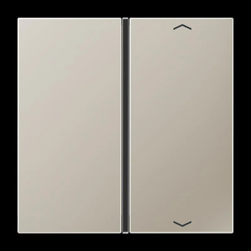 Jung Taste 1fach, mit Pfeilsymbolen, F40, Serie LS, Edelstahl ES2401TSAP