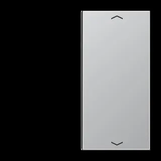 Jung Taste 2fach, mit Pfeilsymbolen, F40, Serie LS, Aluminium AL2402TSAP