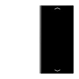 Jung Taste 2fach, mit Pfeilsymbolen, F40, Serie LS, schwarz LS402TSAPSW