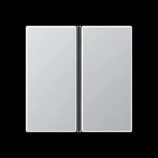 Jung Tastensatz 2fach, F40, Serie A, aluminium A402TSAAL
