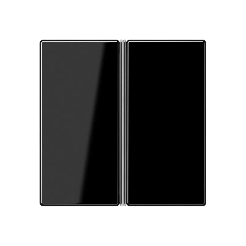 Jung Tastensatz 2fach, F40, Serie A, schwarz A402TSASW