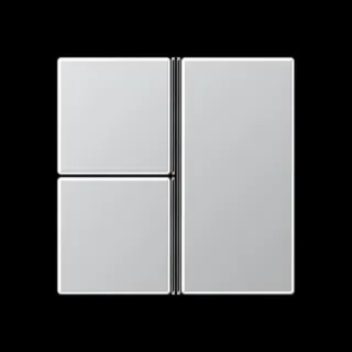 Jung Tastensatz 3fach, F40, Serie A, aluminium A403TSAAL