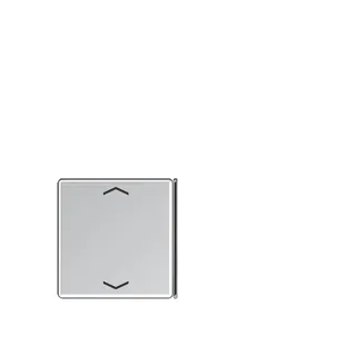 Jung Taste 4fach, 2+3, mit Pfeilsymbolen, F40, Serie A, aluminium A404TSAPAL23