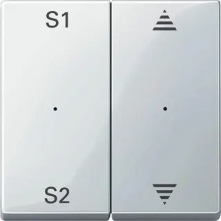 Merten Serienwippe MEG5227-0319 2fach polarweiss glaenzend
