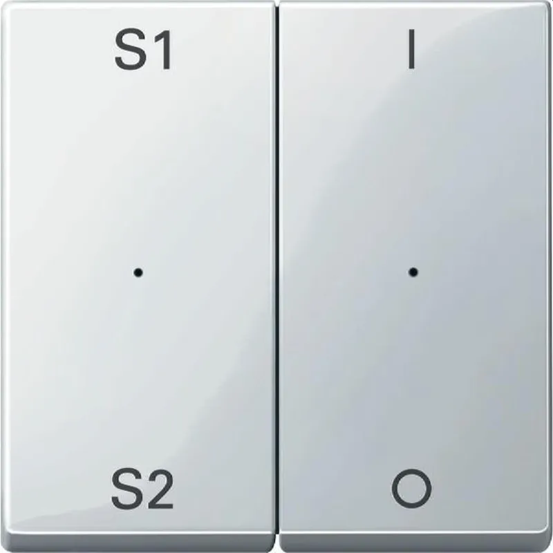Merten Serienwippe MEG5228-0319 2fach polarweiss glaenzend