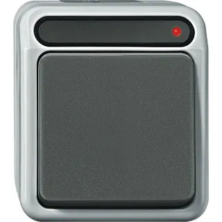 Merten Taster MEG3154-8029 1polig lichtgrau