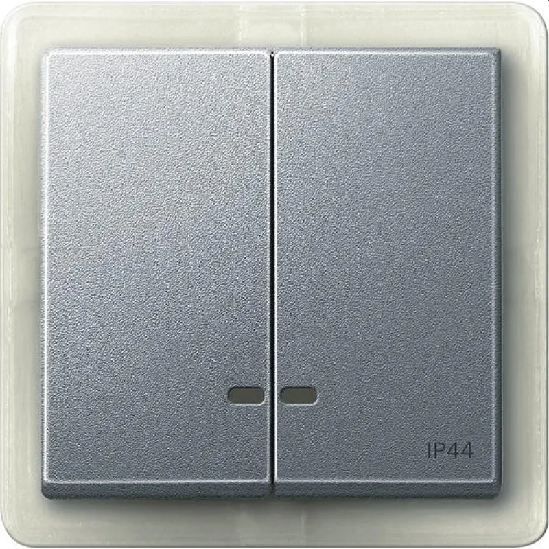Merten Serienwippe MEG3424-0460 IP44 aluminium System M
