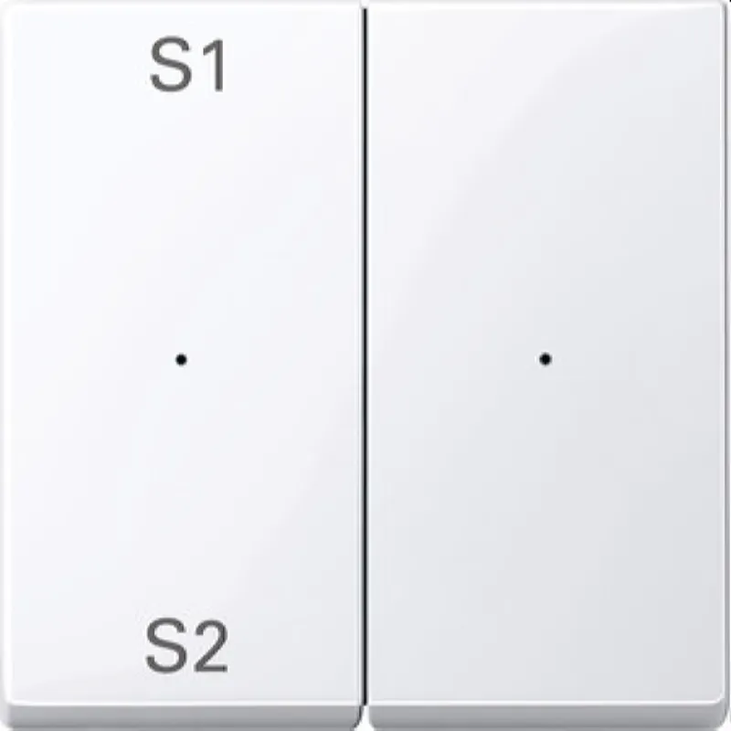 Merten Serienwippe MEG5226-0325 2fach aktivweiss glaenzend