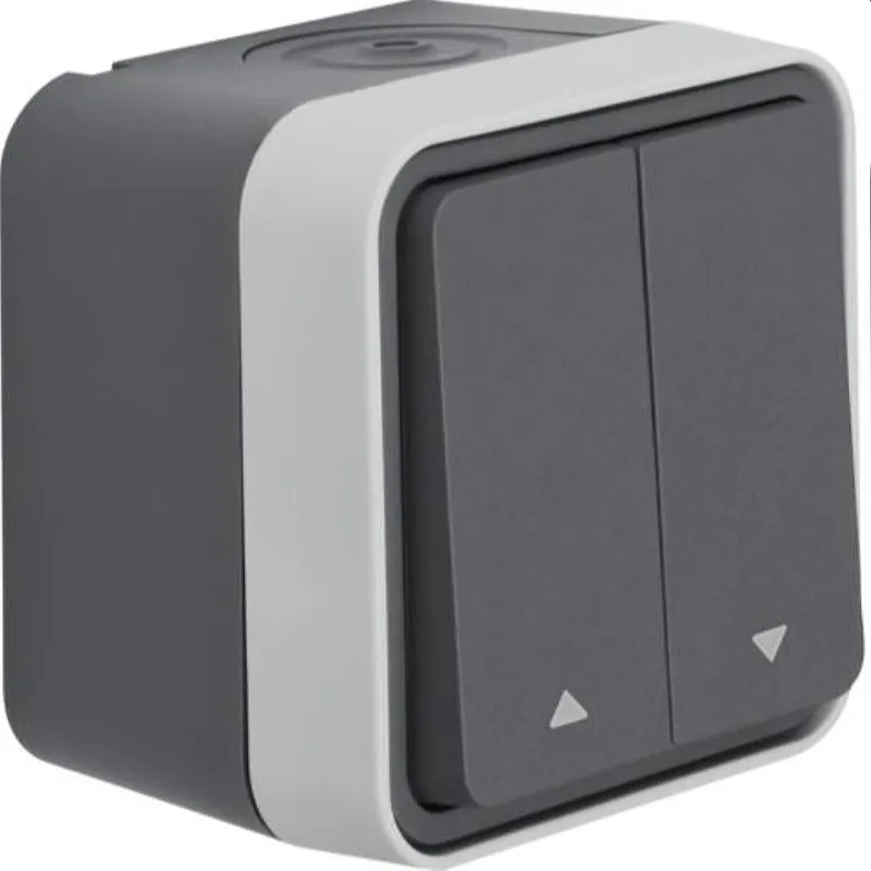 Berker Jalousietaster M3mit Wippe W.1 grau