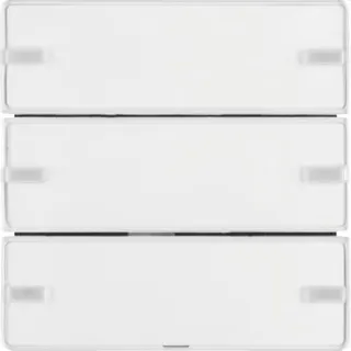 Berker Tastsensor M33fach Komfort Q.x polarweiss samt