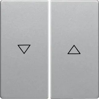 Berker Wippe M3Symbol Pfeil Q1/Q3 alu samt lackiert