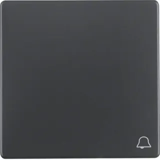 Berker Wippe M316206056 Symbol Klingel anthrazit samt