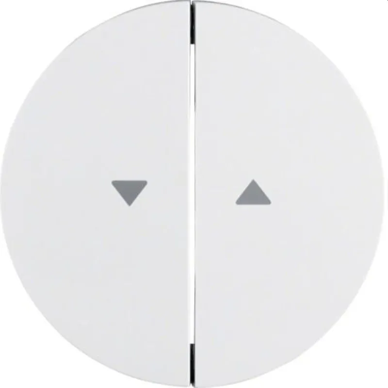 Berker Serienwippe M316252089 Aufdruck Pfeil polarweiss glaen