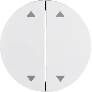 Berker Serienwippe M316442089 Aufdruck Pfeile polarweiss glae