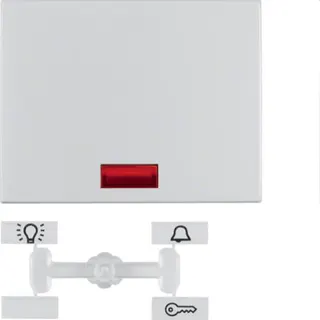 Berker Wippe M314157003 m 5 beiliegenden Linsen K.5 Alu