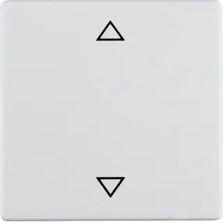 Berker Wippe M316206079 Symbol Pfeil polarweiss samt