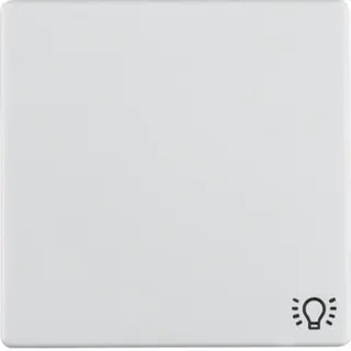 Berker Wippe M316206049 Symbol Licht polarweiss samt