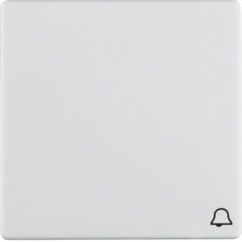 Berker Wippe M316206059 Symbol Klingel polarweiss samt