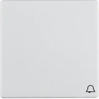 Berker Wippe M316206059 Symbol Klingel polarweiss samt