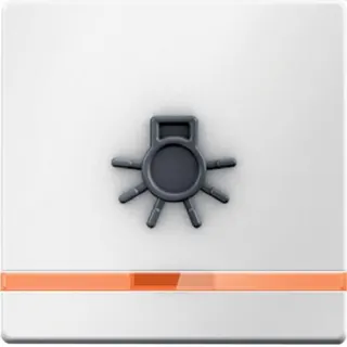 Berker Wippe M316516049 Symbol Licht polarweiss samt