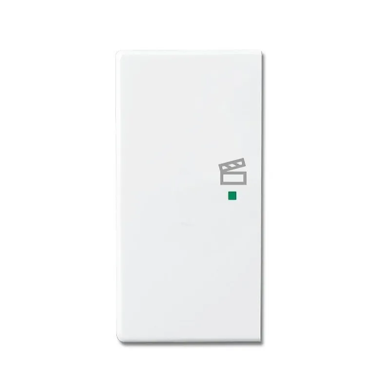 Busch-Jaeger 6233-21-84 2fach links Symbol Szene Wippe