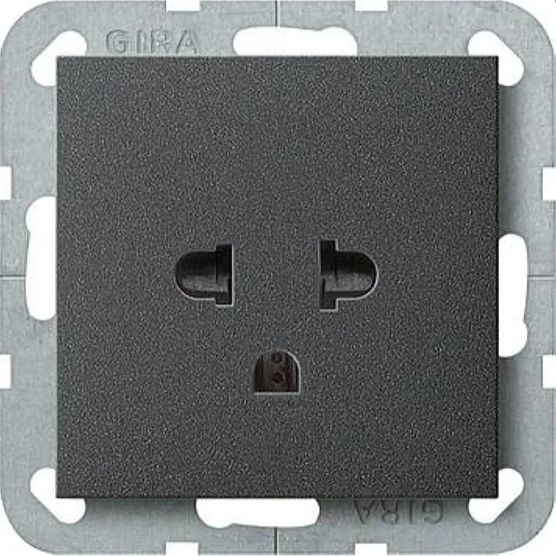 Gira Steckdose 284028 EURO-US System 55 anthrazit