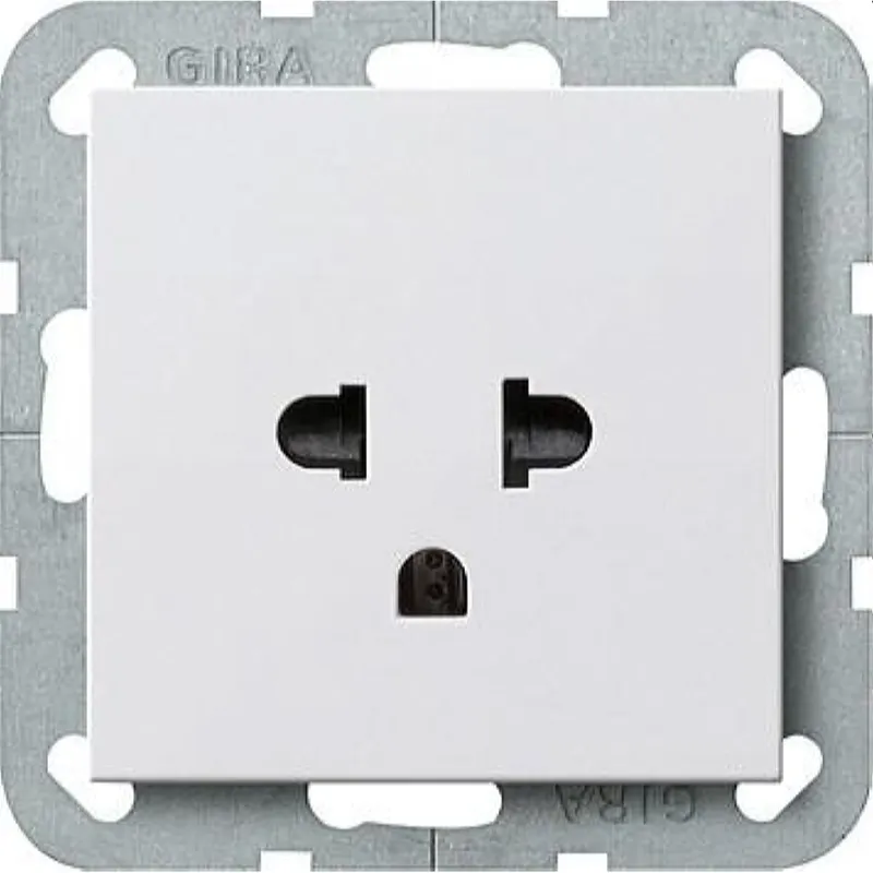 Gira Steckdose 284003 EURO-US System 55 reinweiss
