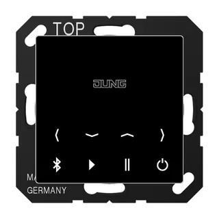 Jung SCHUKO Steckdose, 16 A 250 V ~, mit Schriftfeld, SAFETY+, Thermoplast, Serie CD, orange (für ZSV) CD1520BFKINAO