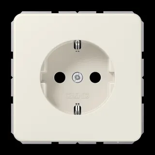 Jung SCHUKO Steckdose, 16 A 250 V ~, Duroplast, Serie CD, weiß CD1520