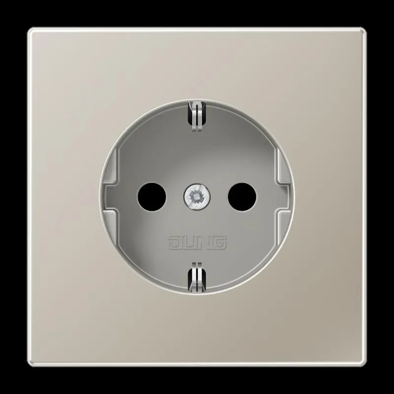 Jung SCHUKO Steckdose, 16 A 250 V ~, Serie LS, Edelstahl ES1520