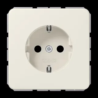 Jung SCHUKO Steckdose, 16 A 250 V ~, SAFETY+, Duroplast, Serie CD, weiß CD1520KI