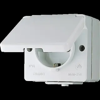 Jung SCHUKO®-Steckdose, 16 A 250 V ~, IP 44, WG 600 620W