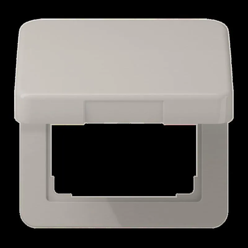 Jung Klappdeckel, Aluminium eloxiert, Serie CD, platin CD590KLPT