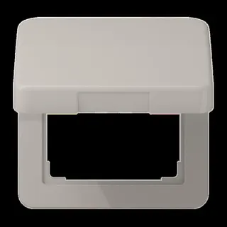 Jung Klappdeckel, Aluminium eloxiert, Serie CD, platin CD590KLPT