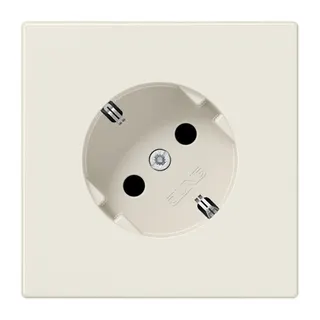 Jung SCHUKO®-Steckdose 45°, 16 A 250 V ~, Duroplast, Serie LS, weiß LS520-45