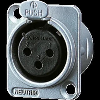 Jung XLR-Steckverbinder mit Einbaugehäuse, weiblich CXLR-D