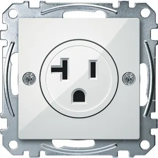 Merten Steckdoseneinsatz MEG2156-0319 20A polarweiss glaenzend