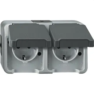 Merten SCHUKO-Steckdose MEG2321-8029 lichtgrau