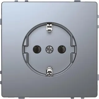 Merten SCHUKO-Steckdose Edelstahl System Design MEG2301-6036