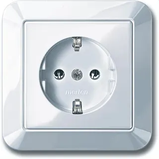 Merten SCHUKO-Steckdose MEG2301-1025 aktivweiss glaenzend 1-M