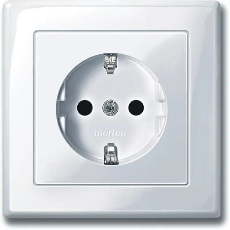 Merten SCHUKO-Steckdose MEG2300-1425 aktivweiss glaenzend