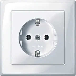 Merten SCHUKO-Steckdose MEG2401-1425 aktivweiss glaenzend