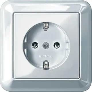 Merten SCHUKO-Steckdose MEG2301-1219 polarweiss glaenzend