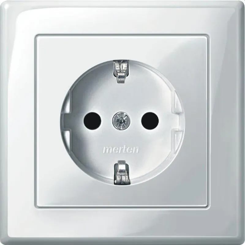 Merten SCHUKO-Steckdose MEG2300-1419 polarweiss glaenzend
