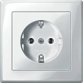 Merten SCHUKO-Steckdose MEG2301-1419 polarweiss glaenzend