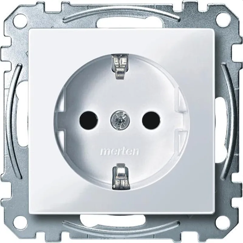 Merten SCHUKO-Steckdose MEG2400-0325 aktivweiss glaenzend