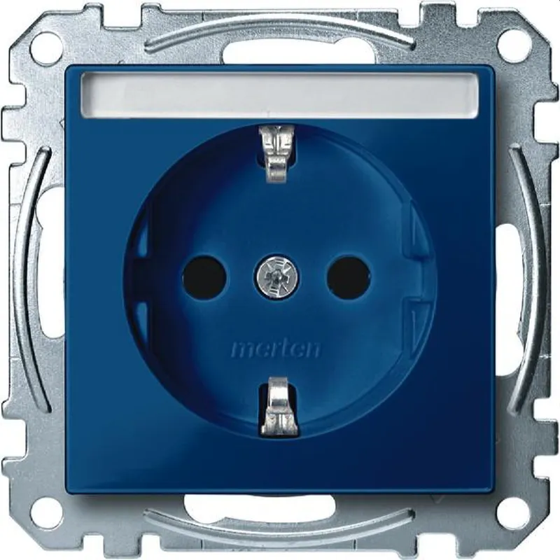Merten SCHUKO-Steckdose MEG2302-0378 blau System M